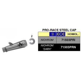 Pro-Race ARROW Nichrome Exhaust Kit with Central Connector for BMW R Nine T Scrambler