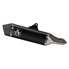 Marmitta slip-on ARROW in titanio dark per Honda Cb 750 hornet