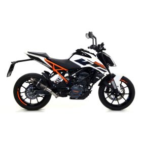 ARROW gp2 dunkle Slip-On-Auspuffanlage für KTM Duke 125