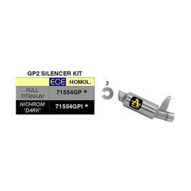 Marmitta slip-on ARROW gp2 per BMW S 1000 rr