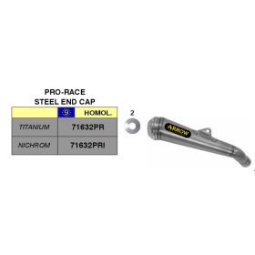 ARROW Pro-Race Nichrom Slip-On Auspuffkit mit Racing-Kollektoren für Suzuki GSX-R 750 i.e