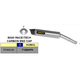 Maxi Race-Tech ARROW Slip-On Exhaust Kit with End Cap and Adapter for Honda CBR 1000 RR