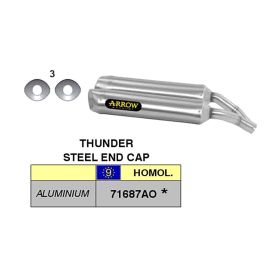 Échappement ARROW Thunder Slip-On en aluminium approuvé pour Yamaha YZF R1