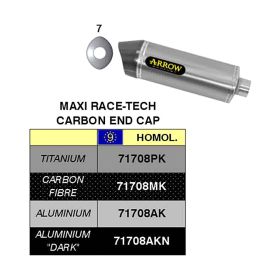 Maxi Race-Tech ARROW End Cap Kit and Low Connector for Yamaha FZ1 - FZ1 FAZER