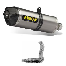 Kit d'échappement titane Race-Tech ARROW et embout carbone et connecteur Kawasaki Z 800 E