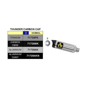 ARROW Terminal Kit Thunder Titanium mit Endkappe und Anschluss für Suzuki GSX-R 750 i.e