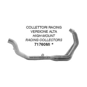 ARROW Hochversion Rennsammler für Works-Auspuffanlagen für Yamaha MT-09