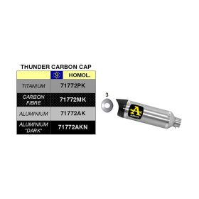 Kit terminale aluminium ARROW Street Thunder et capuchon et raccord Suzuki GSX-R 750 i.e