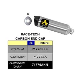 Race-Tech ARROW Aluminum End Kit with Carb Cap and Connector for Suzuki GSX-S 750