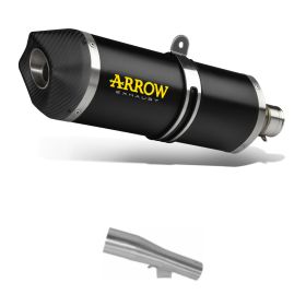 Marmitta slip-on Race-Tech ARROW alluminio Dark con raccordo per Honda INTEGRA 750 DCT