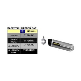 Race-Tech ARROW Titan Auspuffkit mit Carbon-Endkappe und Anschluss für Honda NC 700 X