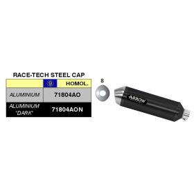 Race-Tech ARROW Dark Aluminum Terminal Kit with Central Connector for Honda CB 500 F