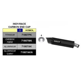 ARROW Indy-Race Carbon End Can Kit and Central Connector for Honda CBR 600 RR