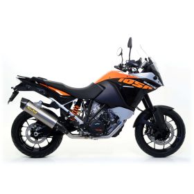 Marmitta slip-on ARROW maxi race-tech titanio con fondello per KTM 1050 adventure