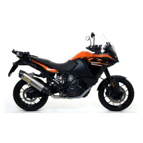 Marmitta slip-on ARROW maxi race-tech titanio con fondello per KTM 1090 adventure