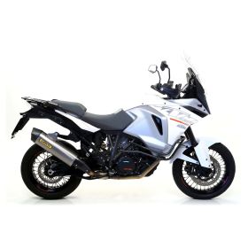 Marmitta slip-on ARROW maxi race-tech titanio con fondello per KTM 1290 super adventure