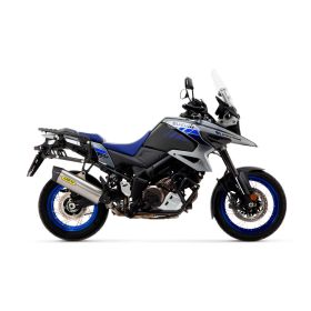 Marmitta slip-on ARROW maxi race-tech titanio con fondello per Suzuki V-strom 1050