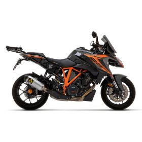 Marmitta slip-on ARROW race-tech alluminio con fondello per KTM 1290 superduke gt