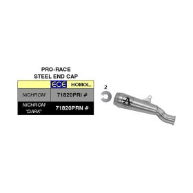 Marmitta slip-on ARROW pro-race nichrom per KTM 1290 superduke gt