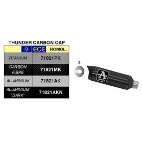 ARROW Thunder Endkappen-Kit mit Katalysator-Kit für Honda CB 650 F