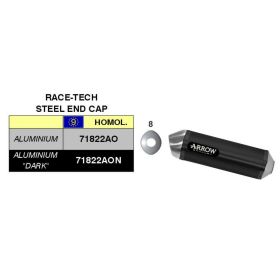 Capuchon arrière en aluminium noir Race-Tech ARROW avec connecteur bas Suzuki GSX 650 F