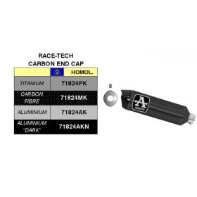 Race-Tech ARROW Carbon Terminal Kit mit Carby-Endkappe und Connector für BMW S 1000 RR