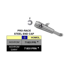 ARROW Pro Race Nichrom Slip-On Auspuff für Yamaha Mt-03