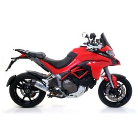 ARROW Indy Race Slip-On Auspuff Aluminium mit Endkappe für Ducati Multistrada 1200 1200s