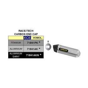 Race-Tech ARROW Aluminium-End-Kit mit Kappe und Stecker nicht für Kawasaki ZX-10R
