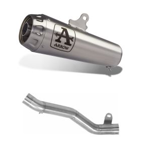 Marmitta slip-on Pro-Race ARROW Titanium con raccordo centrale per Kawasaki ZX-10R