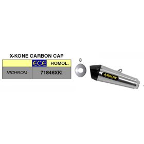 ARROW X-Kone End Cap Kit with Connection for Suzuki SV 650