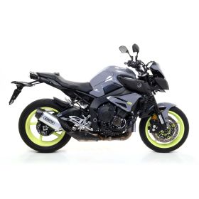 Silencieux ARROW Indy en aluminium avec embout en carbone pour Yamaha MT-10