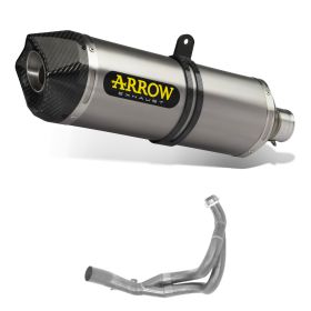 Kit bouchon aluminium Race-Tech ARROW et kit collecteur d'échappement Kawasaki Versys 650