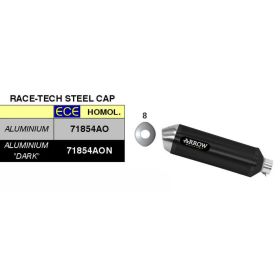 Race-Tech ARROW Dark Aluminum Exhaust Kit with Header Kit for Kawasaki NINJA 650