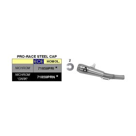 Marmitta slip-on ARROW pro-race nichrom per Honda Cb 500 x