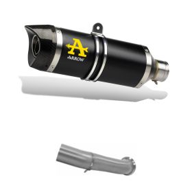 ARROW Thunder Aluminium Dunkel Endtopf Kit mit Anschluss für KTM DUKE 125