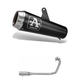 ARROW Nichrom Dark Pro-Race Auspuffkit mit Rennsammler für Suzuki GSX-S 125