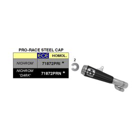 Silencieux ARROW Pro-Race Dark Nichrom Slip-On pour BMW S 1000 R