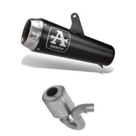 Kit d'échappement ARROW Dark Nichrom Pro-Race avec connecteur Ducati Scrambler 800 Classic