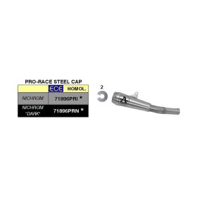 Marmitta slip-on ARROW pro-race nichrom scuro per Honda Cb 500 x