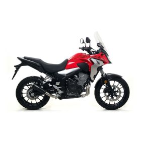 Marmitta slip-on ARROW pro-race nichrom scuro per Honda Cb 500 x