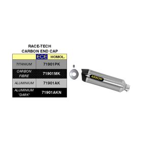 Race-Tech ARROW Aluminum Exhaust Kit with Carb Cap and Connector for Honda CBR 500 R