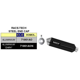 Race-Tech ARROW Dark Aluminum Exhaust Kit with Connector for Honda CBR 500 R