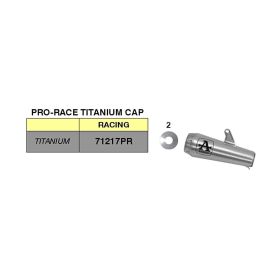 Marmitta completa ARROW con terminali pro-race in titanio per Honda Cb 650 r