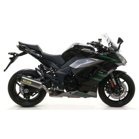 Marmitta slip-on ARROW indy-race in titanio con fondello per Kawasaki Ninja 1000 sx