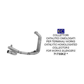 ARROW Works Titan-Auspuffkit und Katalysator-Kit für Yamaha MT-07
