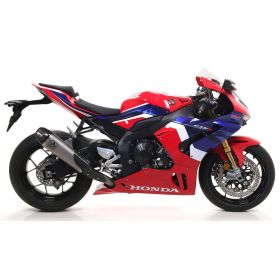 Marmitta slip-on ARROW works in titanio con fondello carby per Honda Cbr 1000 rr-r