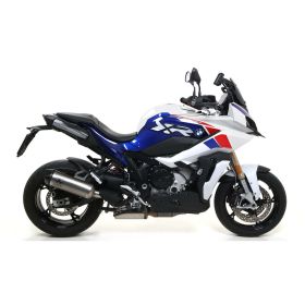Marmitta slip-on ARROW race-tech titanio con fondello carby per BMW S 1000 xr