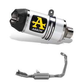 ARROW Indy-Race Titan-Auspuffkit mit Endkappe und Sammlerkits für Aprilia RS 660