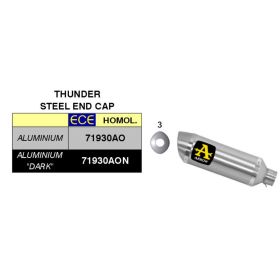 ARROW Thunder Aluminium-Auspuffkit mit Katalysator-Kollektor-Kit für Yamaha MT-07